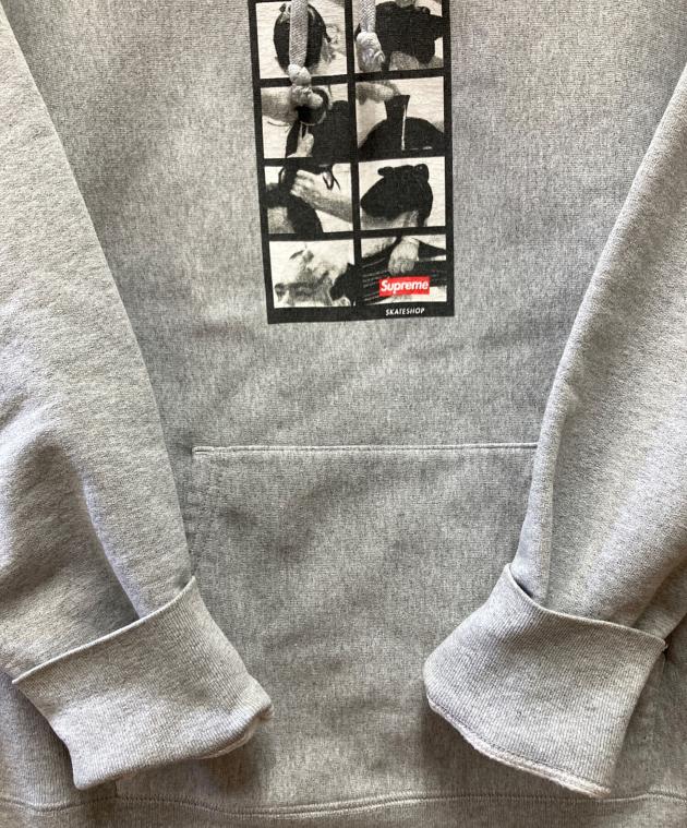 中古・古着通販】Supreme (シュプリーム) プルオーバーパーカー グレー