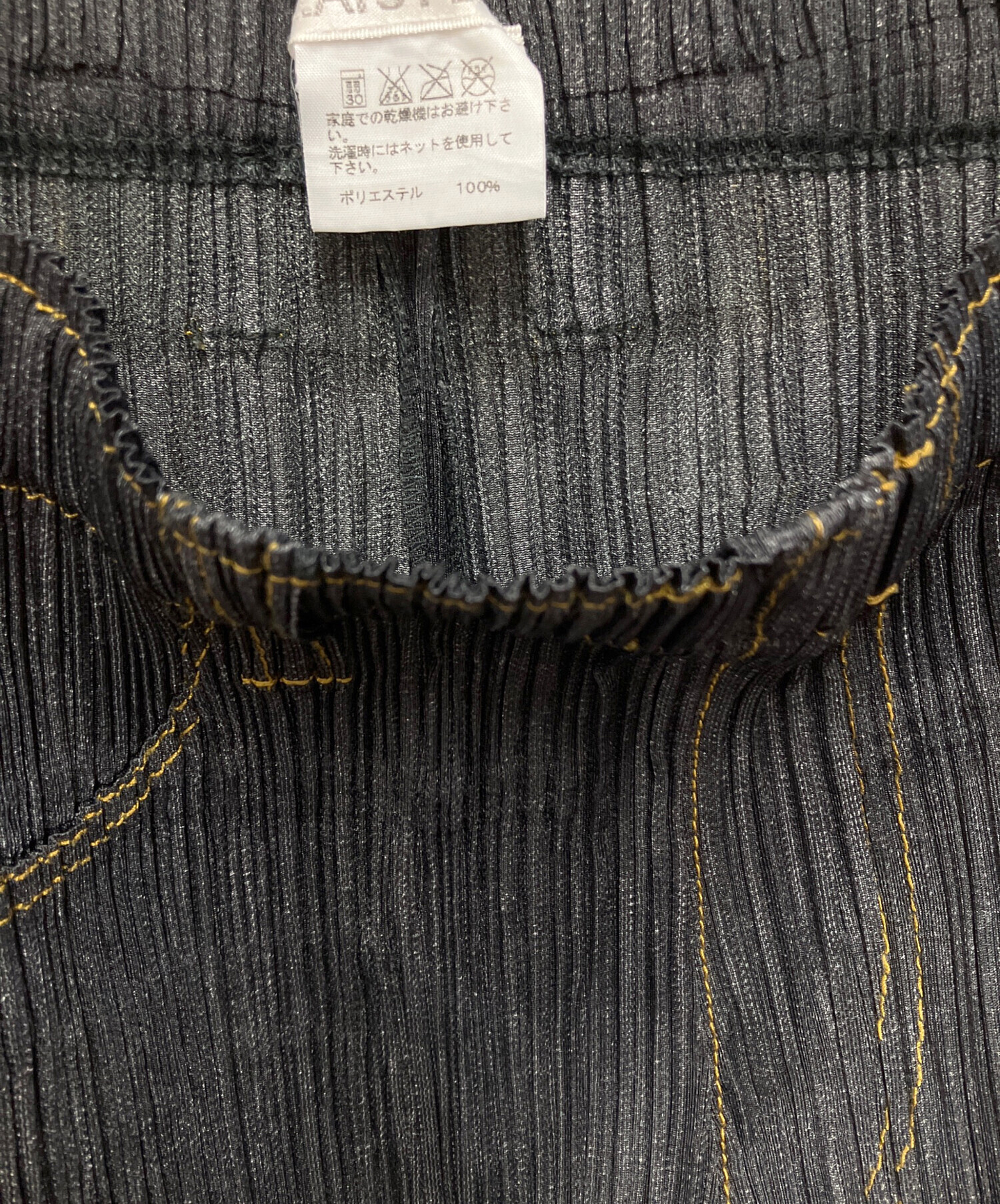 中古・古着通販】PLEATS PLEASE (プリーツプリーズ) デニム転写