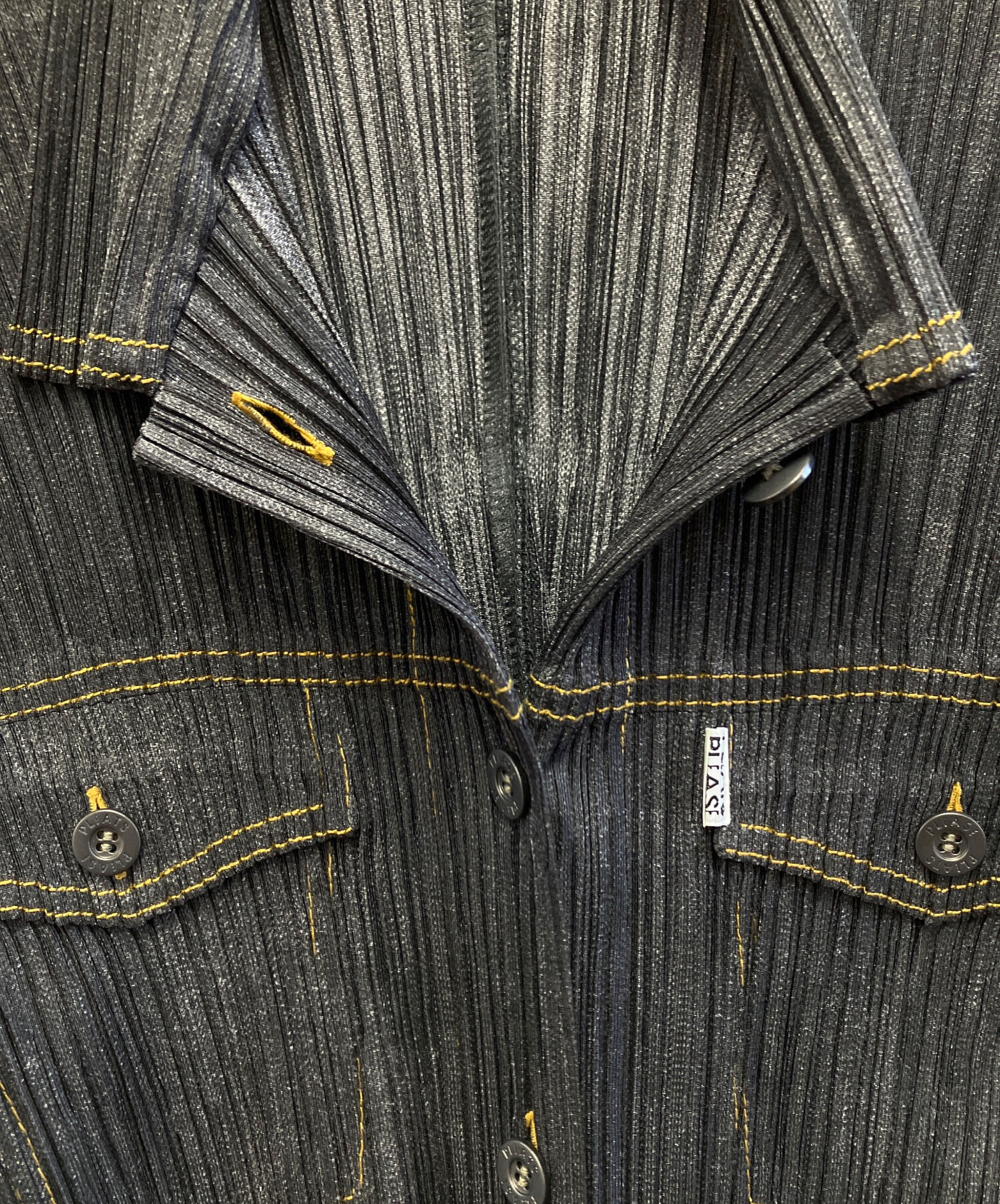 中古・古着通販】PLEATS PLEASE (プリーツプリーズ) デニム転写