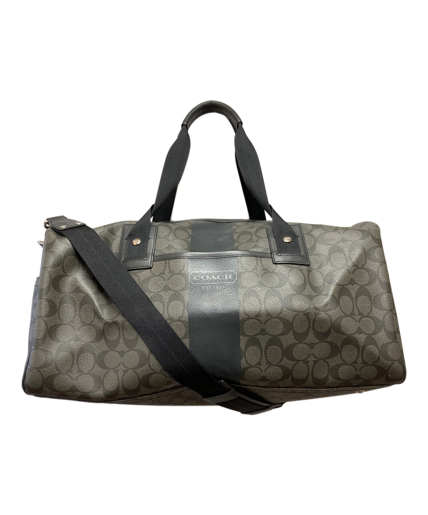 COACH ボストンバッグ グレー 中古・古着通販】COACH (コーチ) ボストンバッグ グレー｜ブランド