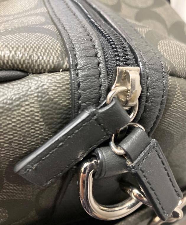 COACH ボストンバッグ グレー COACH ボストンバッグ コーチ グレー 2way 本革レザー F93387｜Yahoo