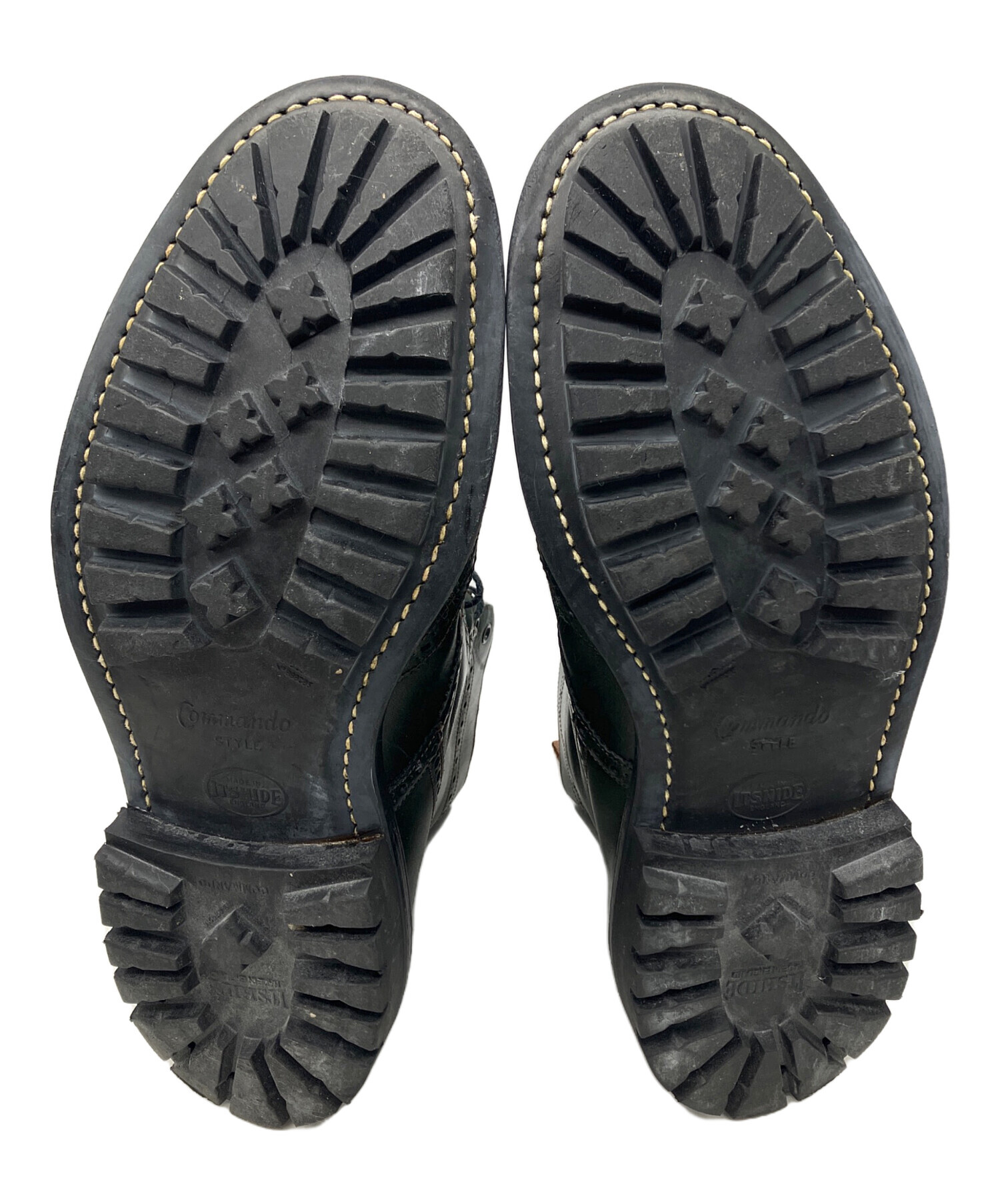 Tricker's ウィングチップブーツ　黒　9.5 vibramソール 中古・古着通販】Tricker's (トリッカーズ) ウィングチップブーツ