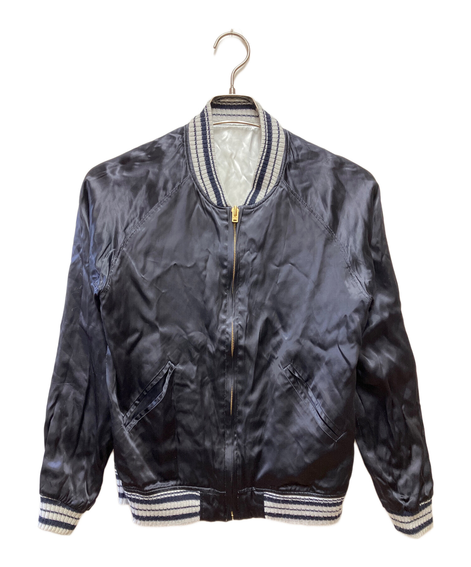 中古・古着通販】STAMMBAUM (シュタンバウム) スタジャン ネイビー