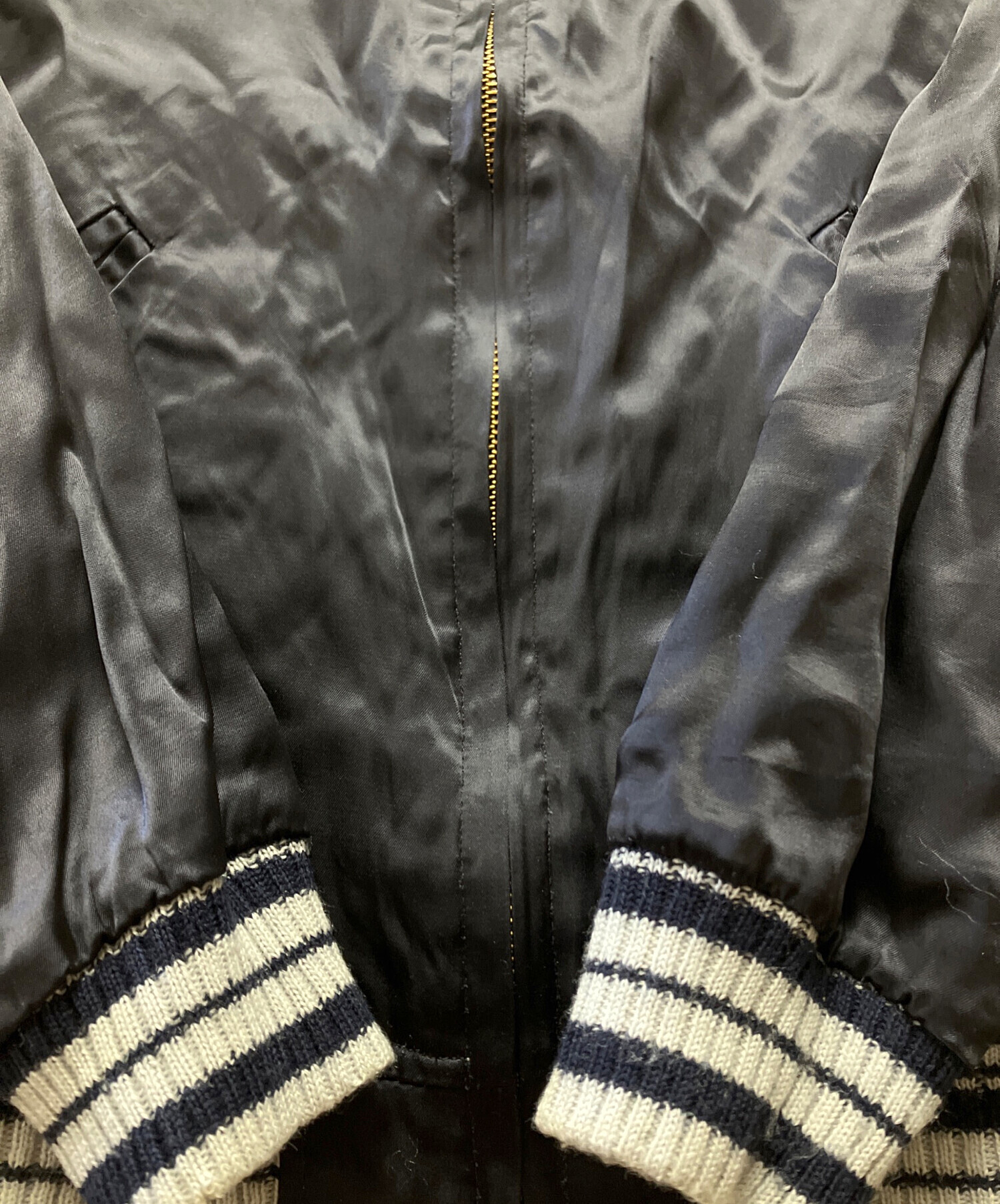 中古・古着通販】STAMMBAUM (シュタンバウム) スタジャン ネイビー