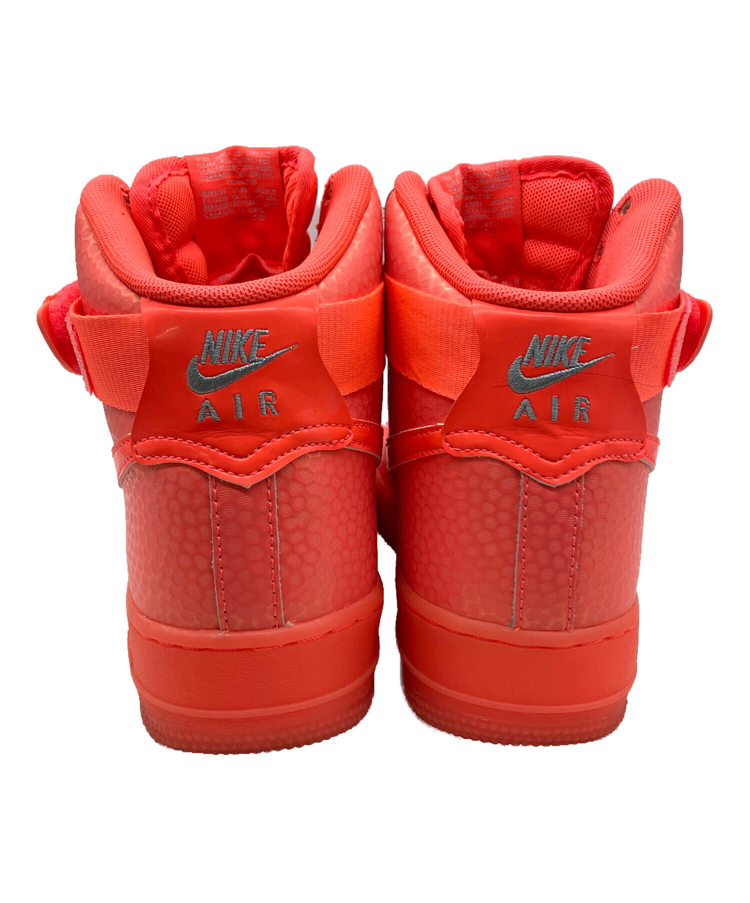 中古・古着通販】NIKE (ナイキ) ハイカットスニーカー レッド サイズ