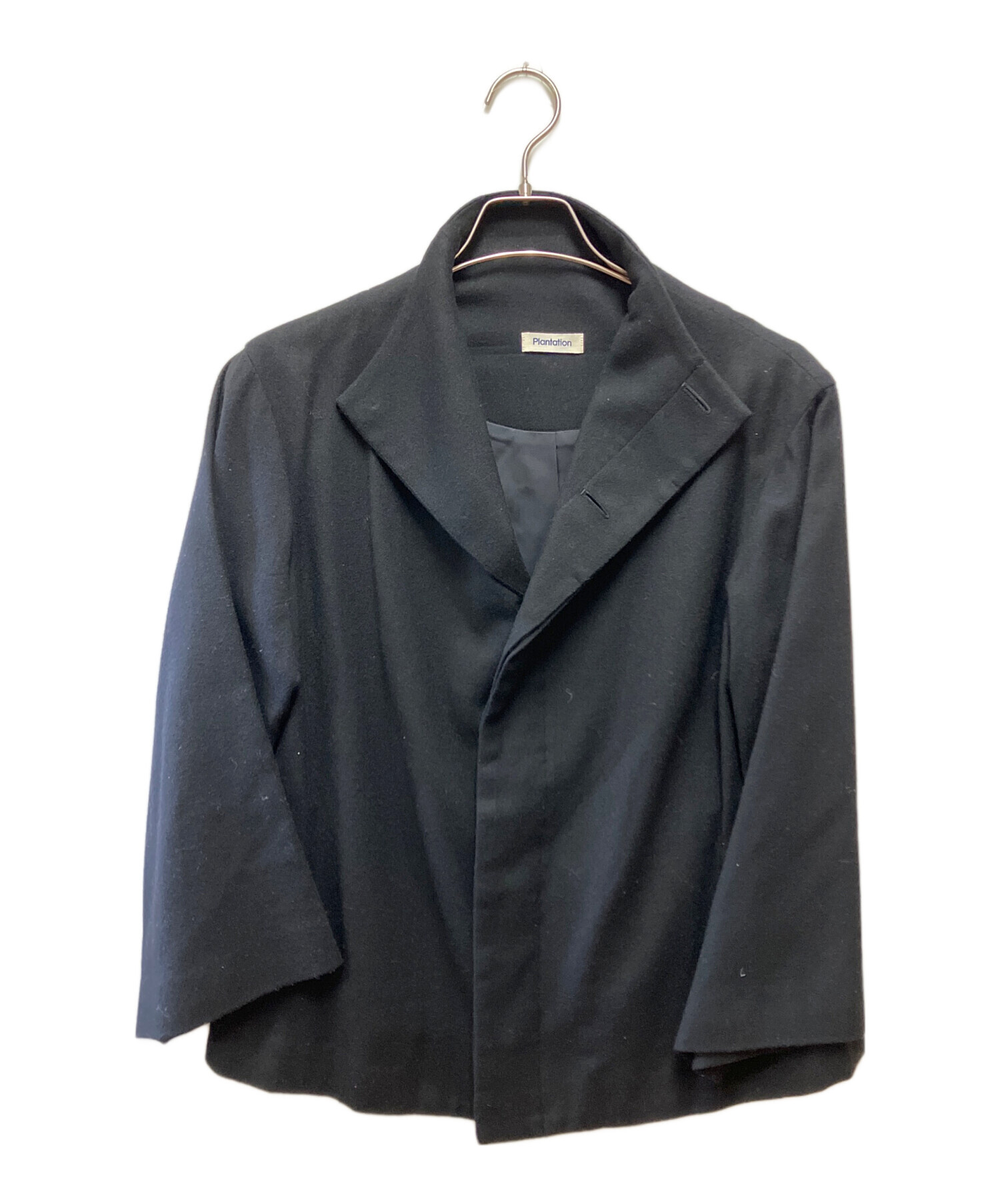 【美品】　Plantation プランテーション　ジャケット　ウール　黒　M 中古・古着通販】Plantation (プランテーション) ジャケット ブラック