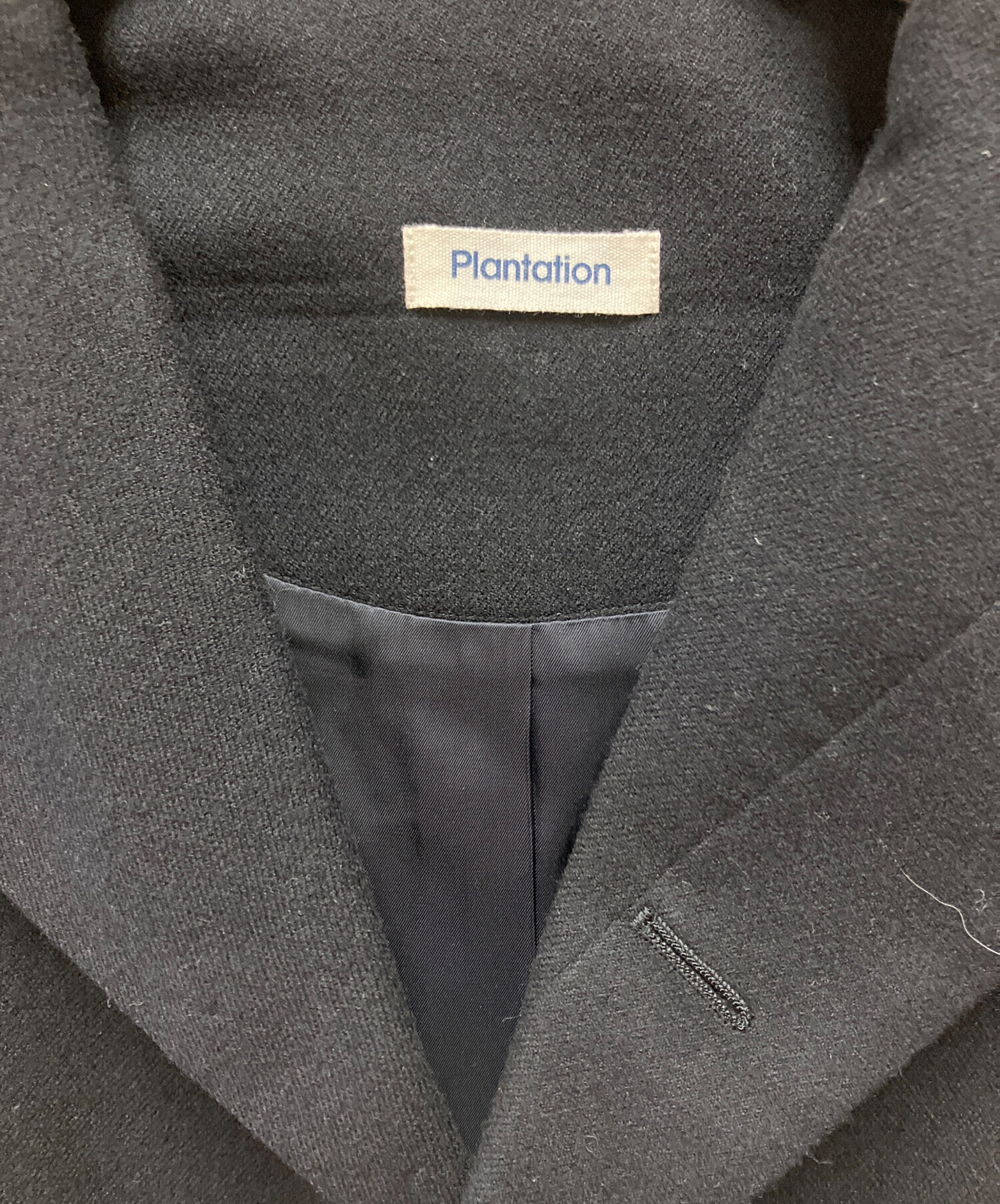 中古・古着通販】Plantation (プランテーション) ジャケット ブラック