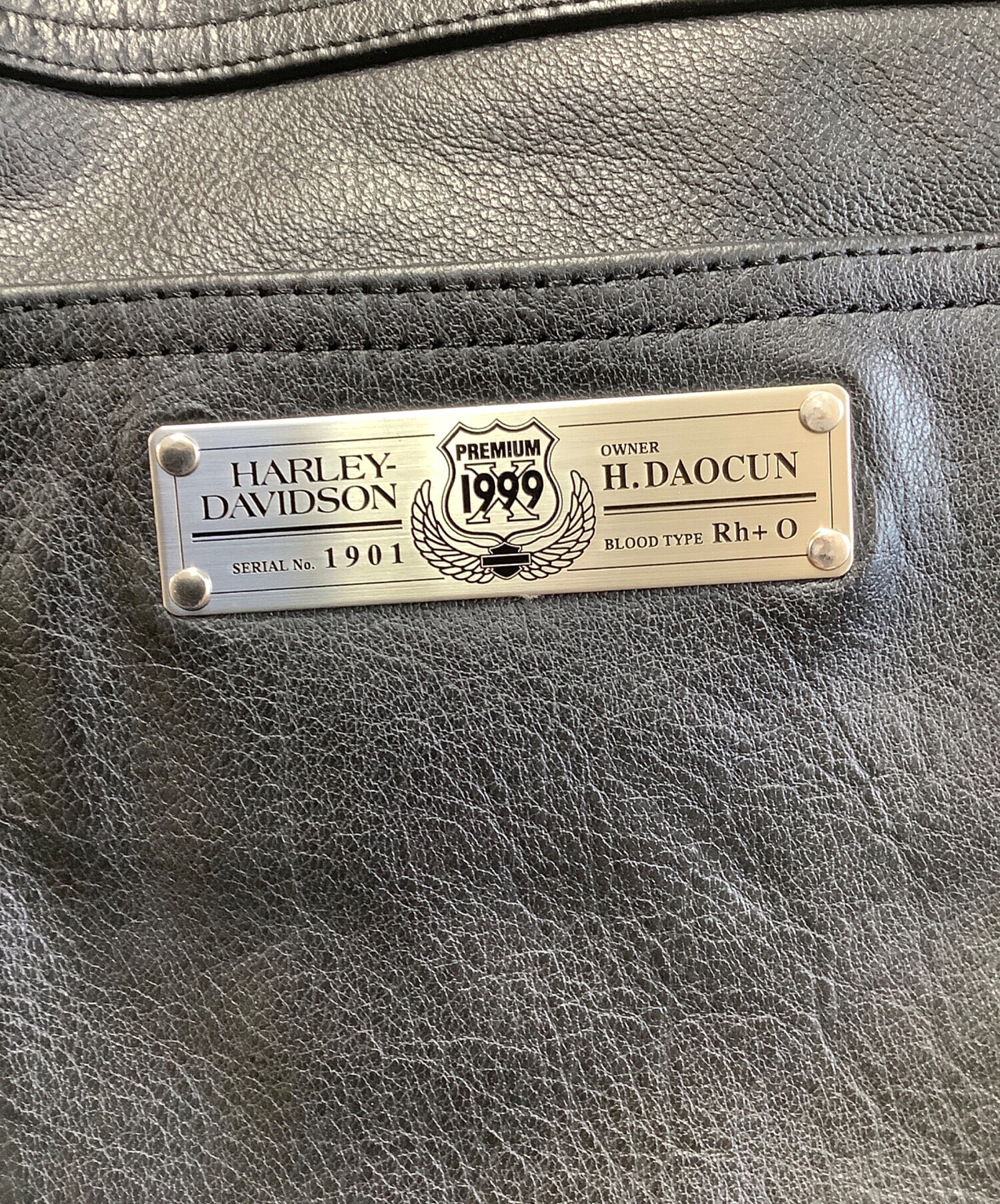 中古・古着通販】HARLEY-DAVIDSON (ハーレーダビッドソン) レザー