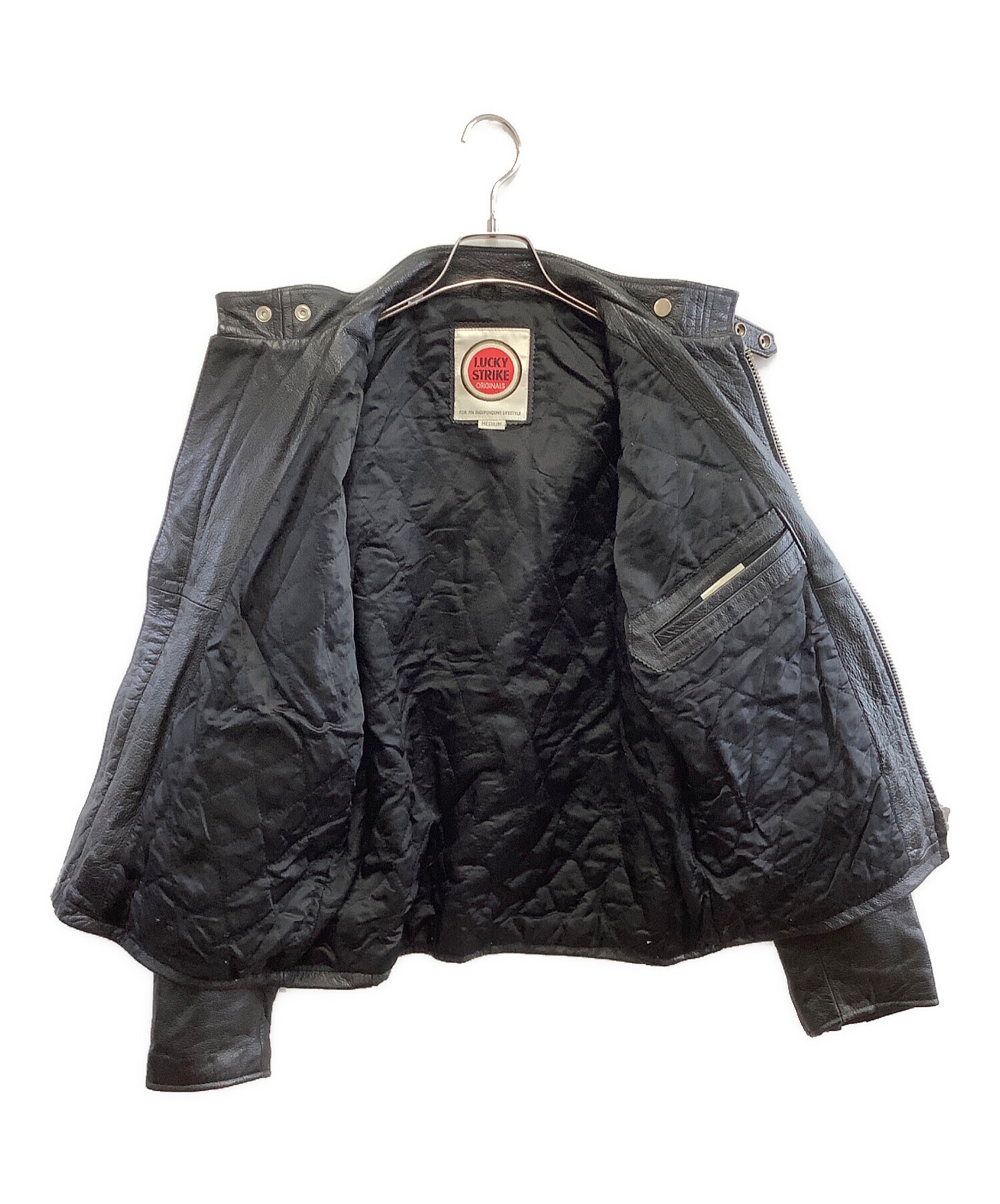 中古・古着通販】LUCKY STRIKE (ラッキーストライク) レザージャケット