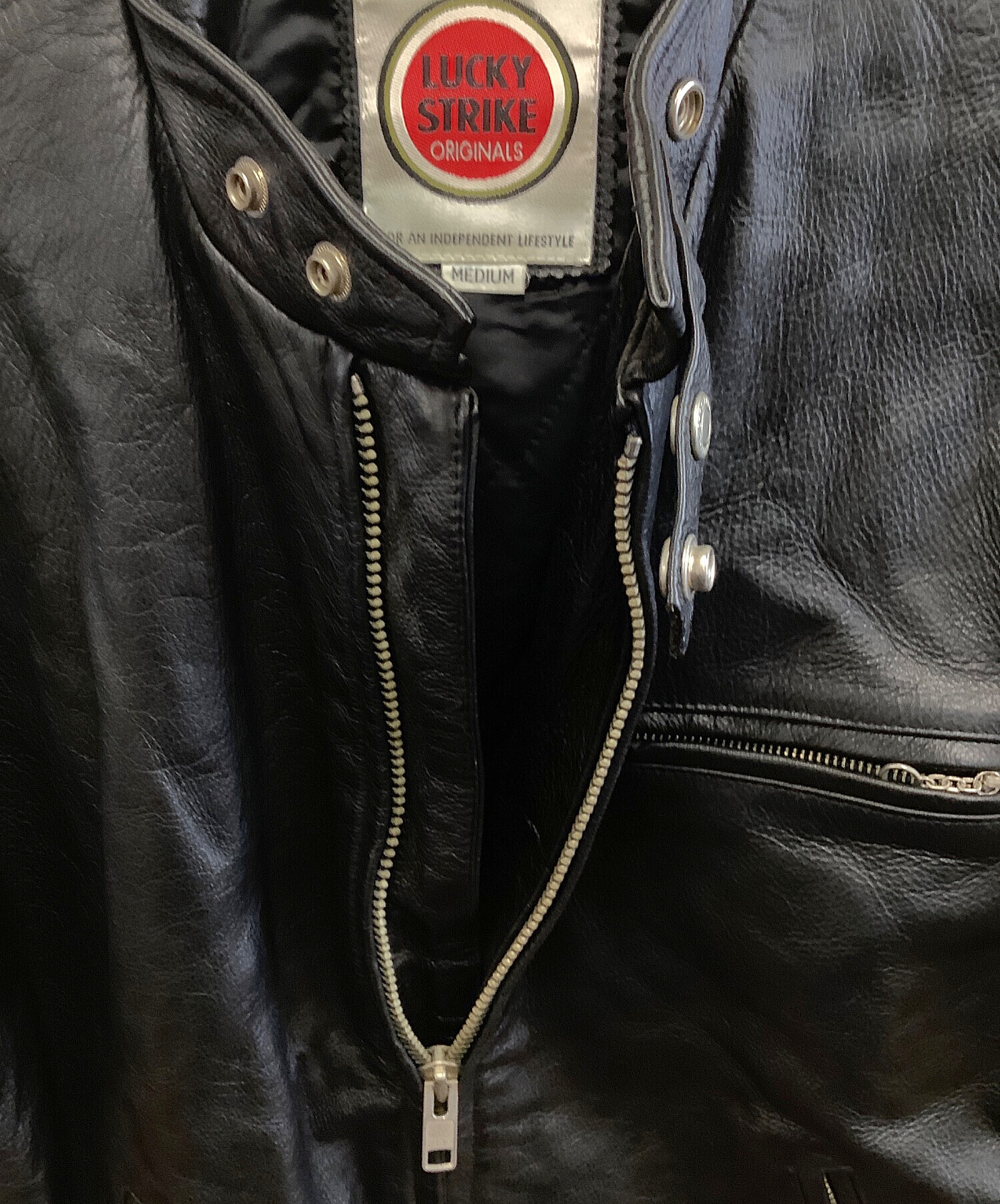 中古・古着通販】LUCKY STRIKE (ラッキーストライク) レザージャケット