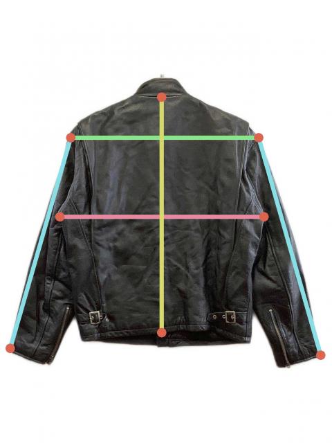 中古・古着通販】LUCKY STRIKE (ラッキーストライク) レザージャケット