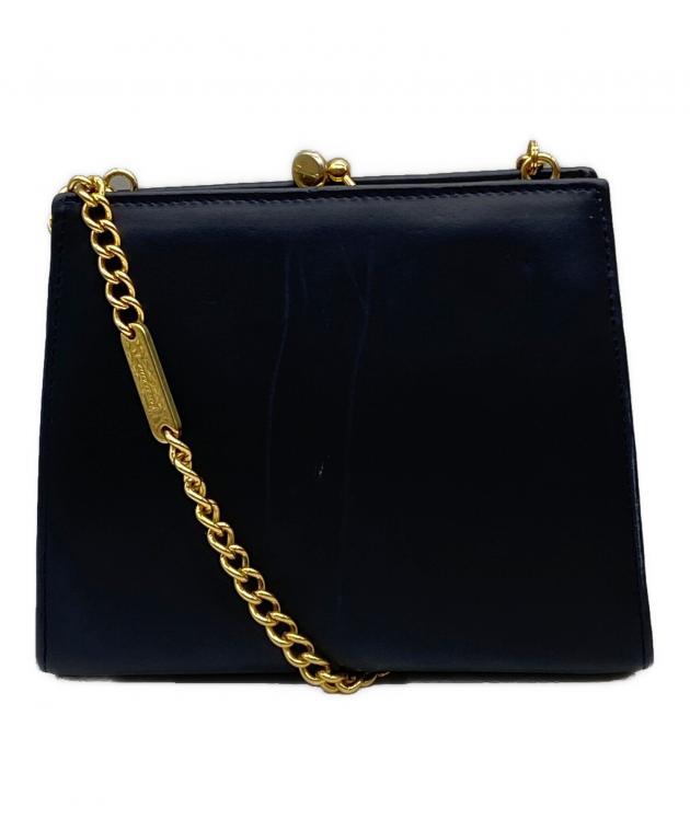 c*様 Salvatore Ferragamo ネイビーショルダーバッグ 中古・古着通販】Salvatore Ferragamo (サルヴァトーレ フェラガモ