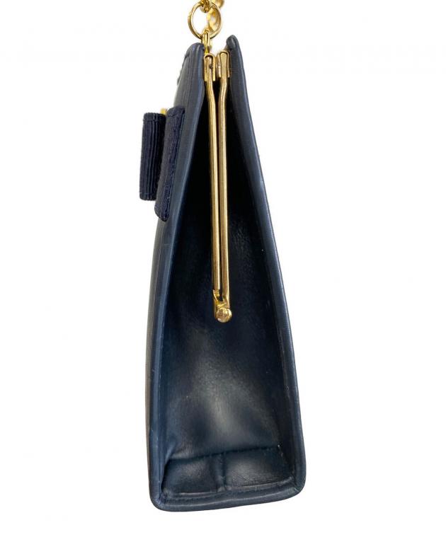 c*様 Salvatore Ferragamo ネイビーショルダーバッグ 中古・古着通販】Salvatore Ferragamo (サルヴァトーレ フェラガモ