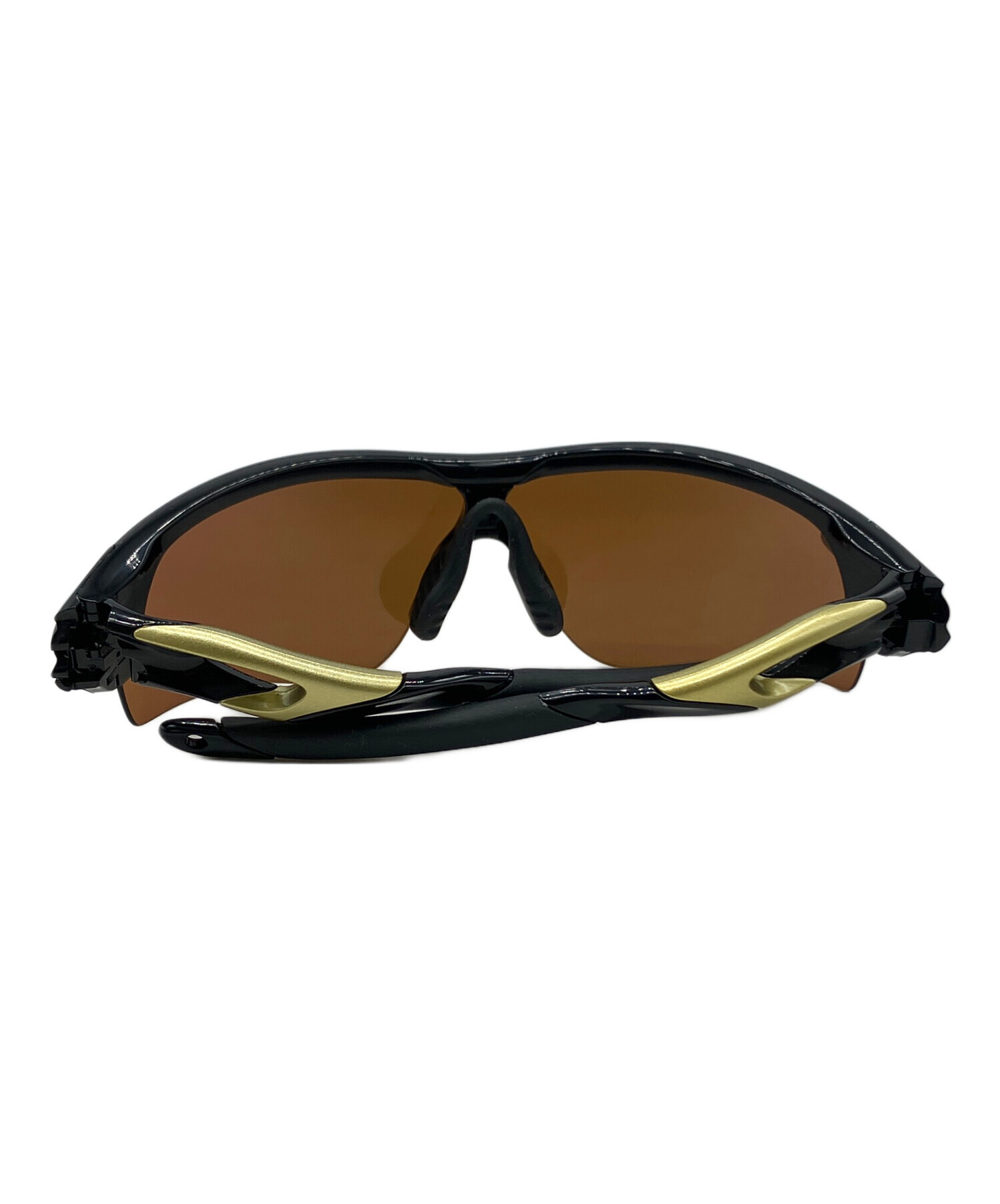 中古・古着通販】OAKLEY (オークリー) サングラス ブラック×ゴールド 