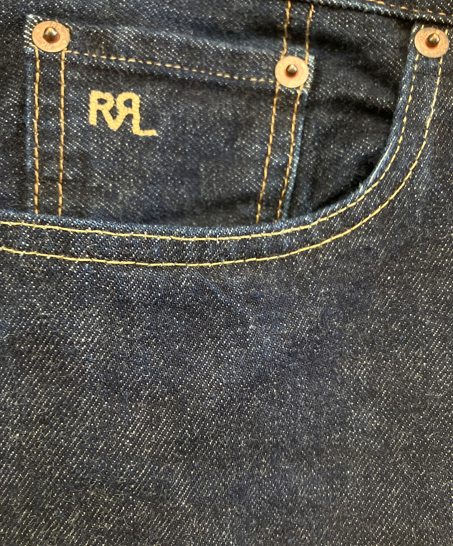 中古・古着通販】RRL (ダブルアールエル) デニムパンツ インディゴ 