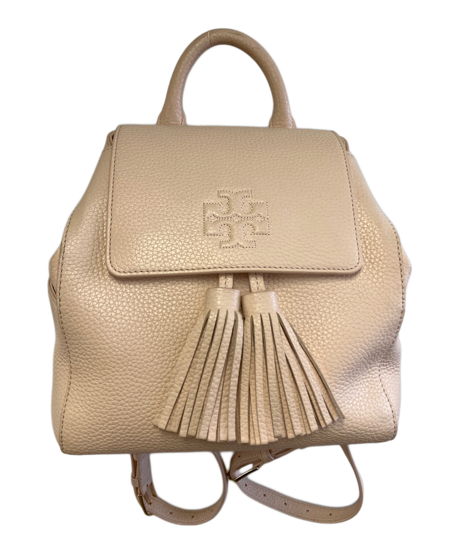 中古・古着通販】TORY BURCH (トリーバーチ) ミニリュック ベージュ 