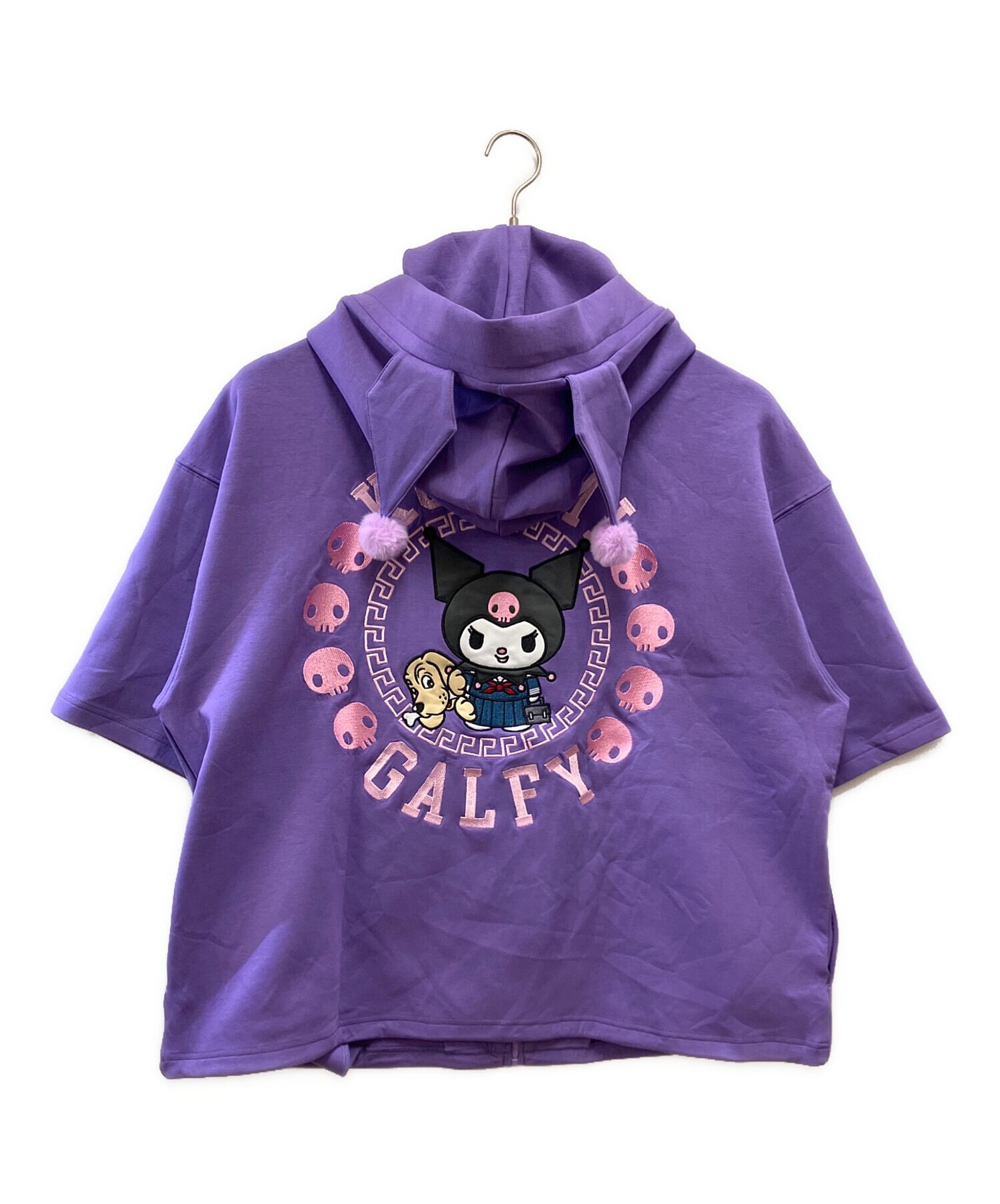 GALFY 紫色 ジップパーカー 中古・古着通販】GALFY (ガルフィー) ジップパーカー パープル サイズ