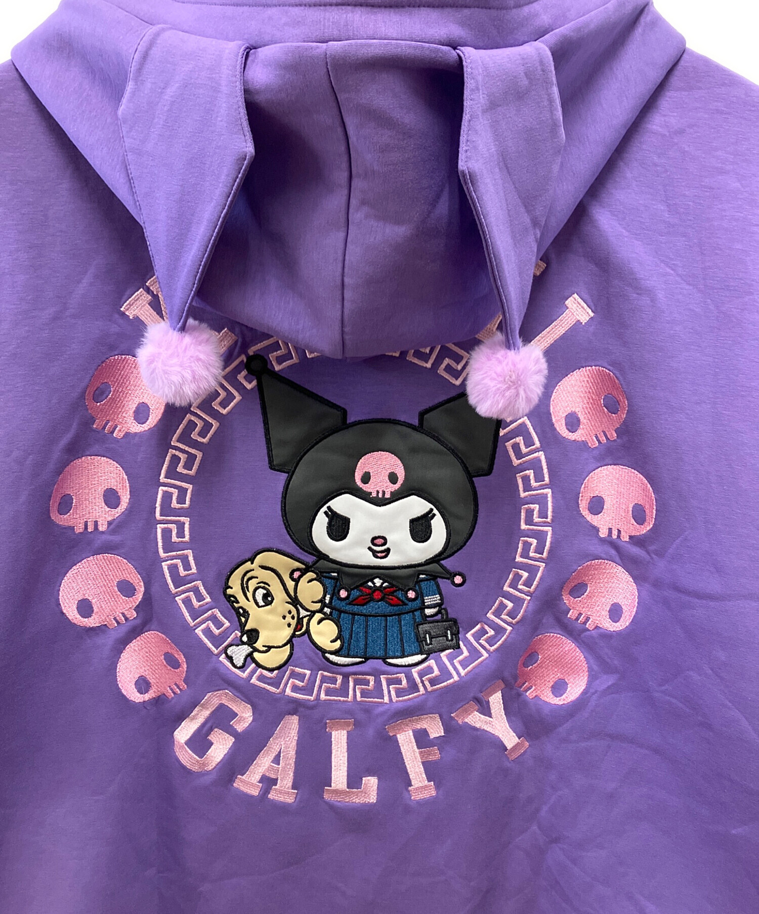中古・古着通販】GALFY (ガルフィー) ジップパーカー パープル サイズ