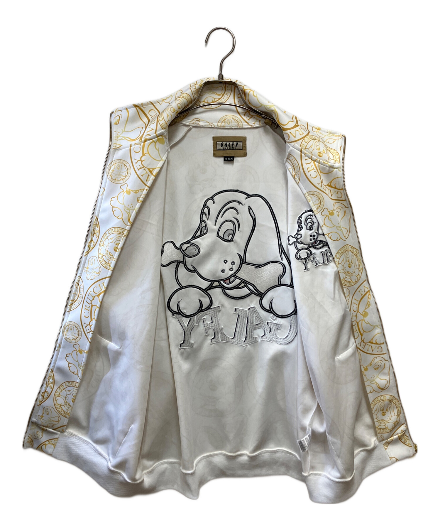 中古・古着通販】GALFY (ガルフィー) セットアップ ゴールド×ホワイト