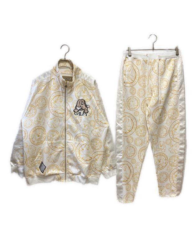 中古・古着通販】GALFY (ガルフィー) セットアップ ゴールド×ホワイト 中古・古着通販】GALFY (ガルフィー) セットアップ ゴールド×ホワイト