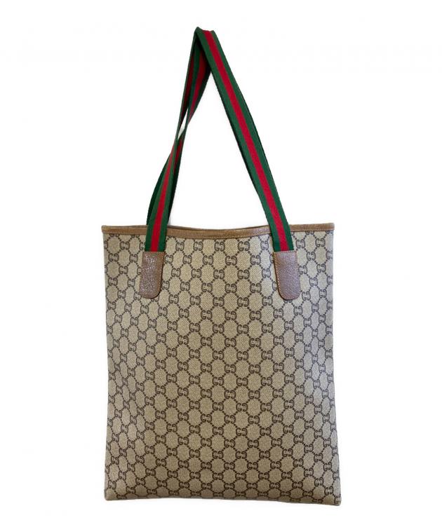 中古・古着通販】GUCCI PLUS (グッチ プラス) トートバッグ ベージュ