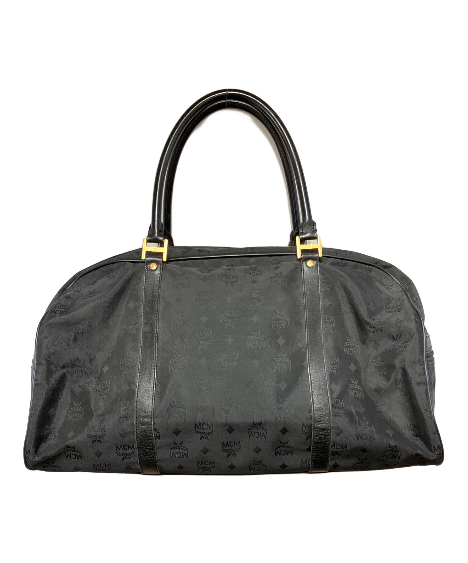 中古・古着通販】MCM (エムシーエム) ボストンバッグ ブラック