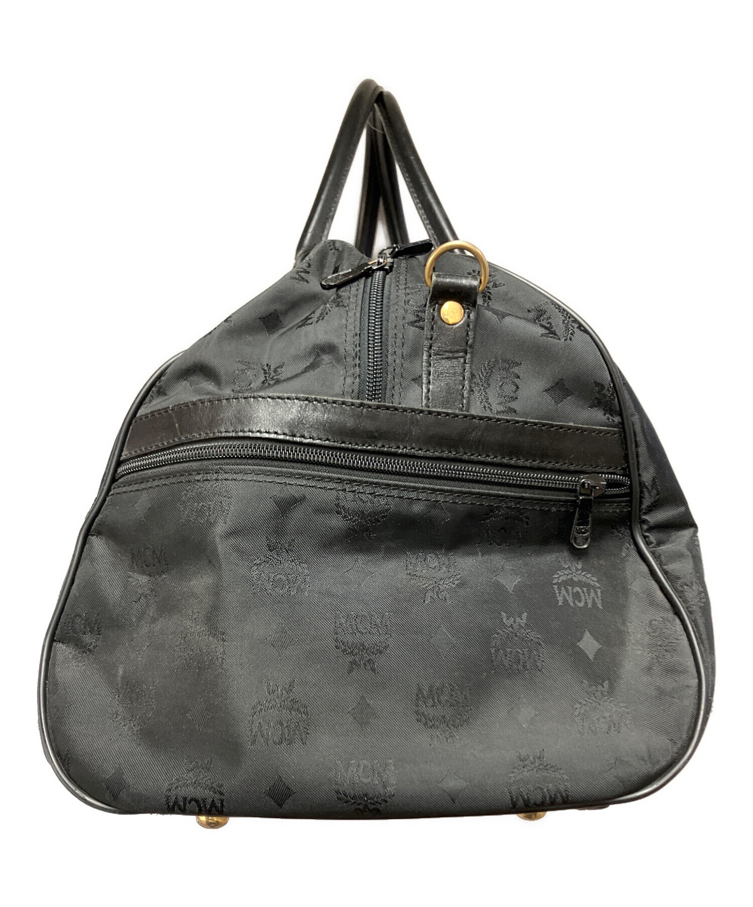 中古・古着通販】MCM (エムシーエム) ボストンバッグ ブラック