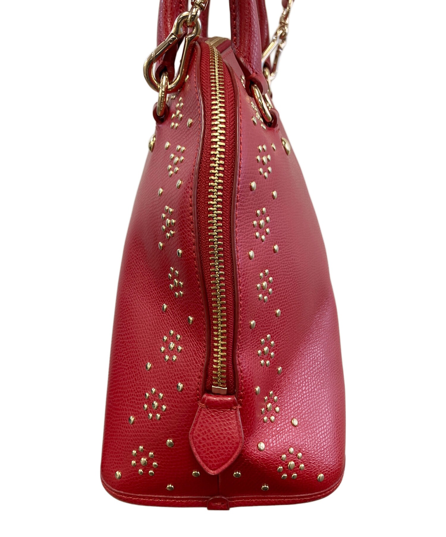 中古・古着通販】COACH (コーチ) 2WAYバッグ レッド｜ブランド・古着