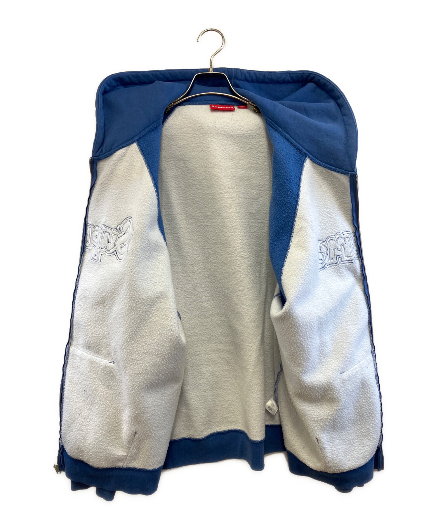中古・古着通販】Supreme (シュプリーム) ジップパーカー ブルー