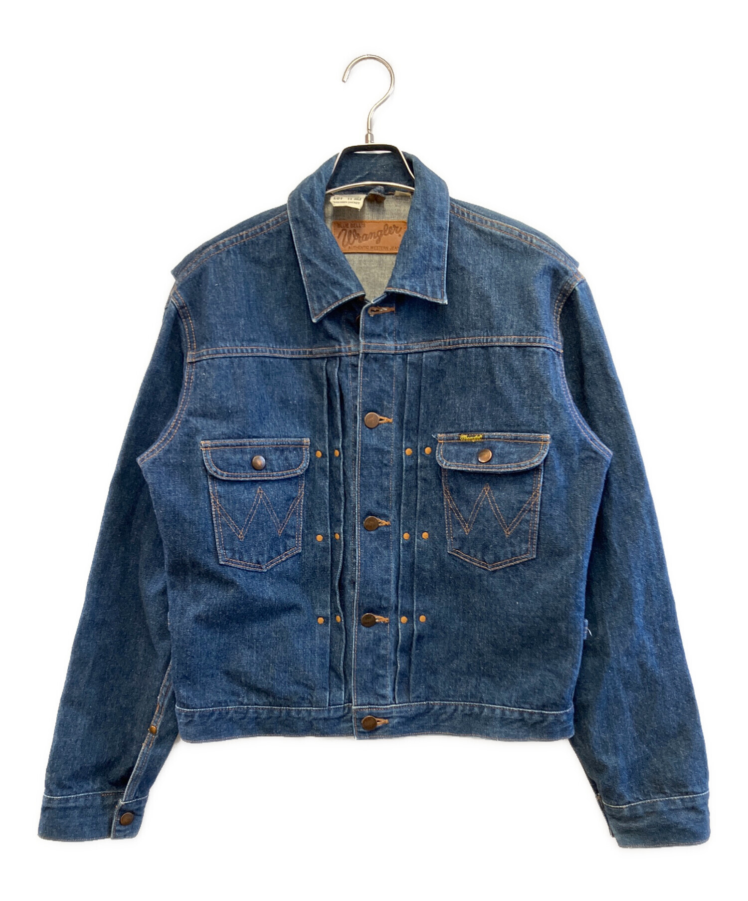 中古・古着通販】Wrangler (ラングラー) デニムジャケット ネイビー 