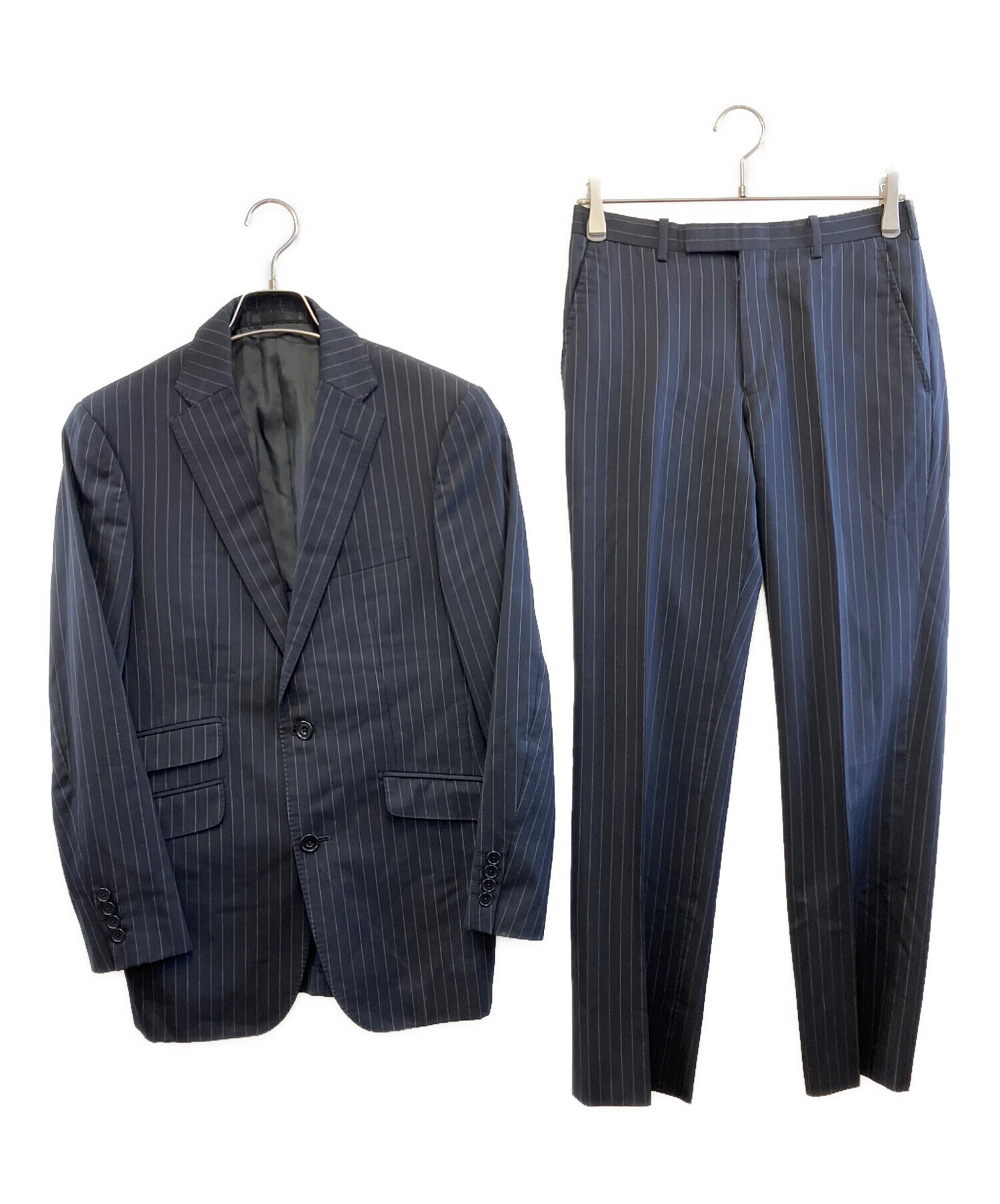 こう！未使用級 大人気 ブラックレーベル セットアップ スーツ 38R 中古・古着通販】BURBERRY BLACK LABEL (バーバリーブラックレーベル