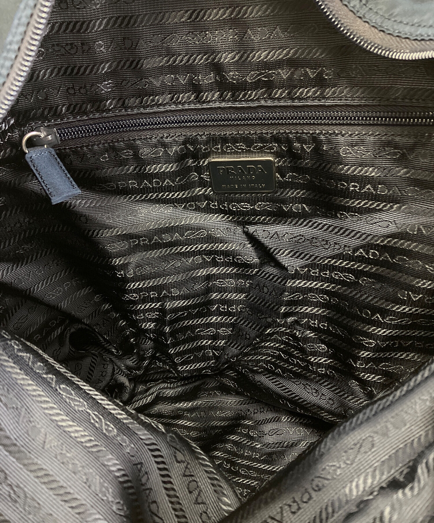 中古・古着通販】PRADA (プラダ) ナイロントートバッグ ネイビー