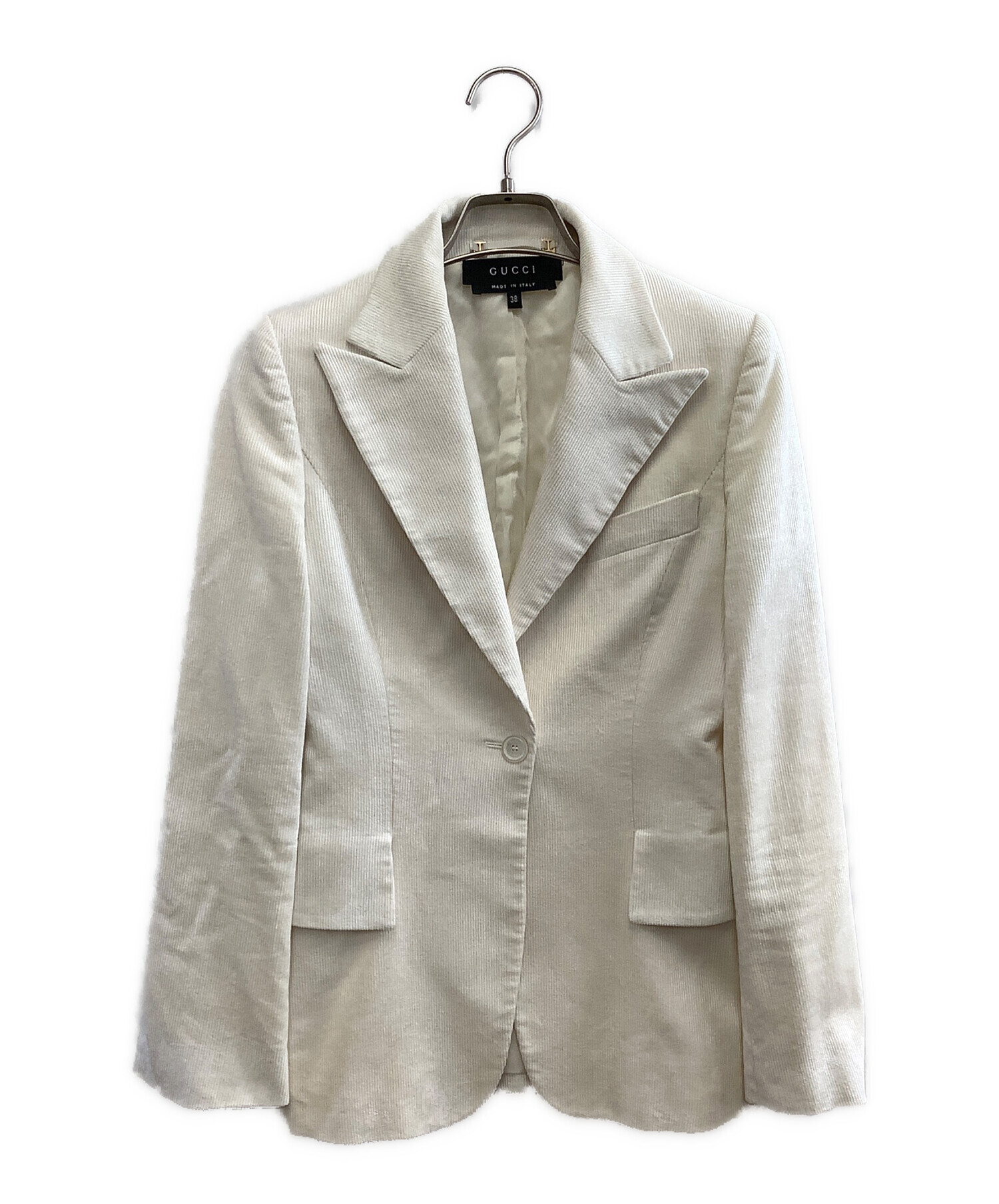中古・古着通販】GUCCI (グッチ) テーラードジャケット ベージュ