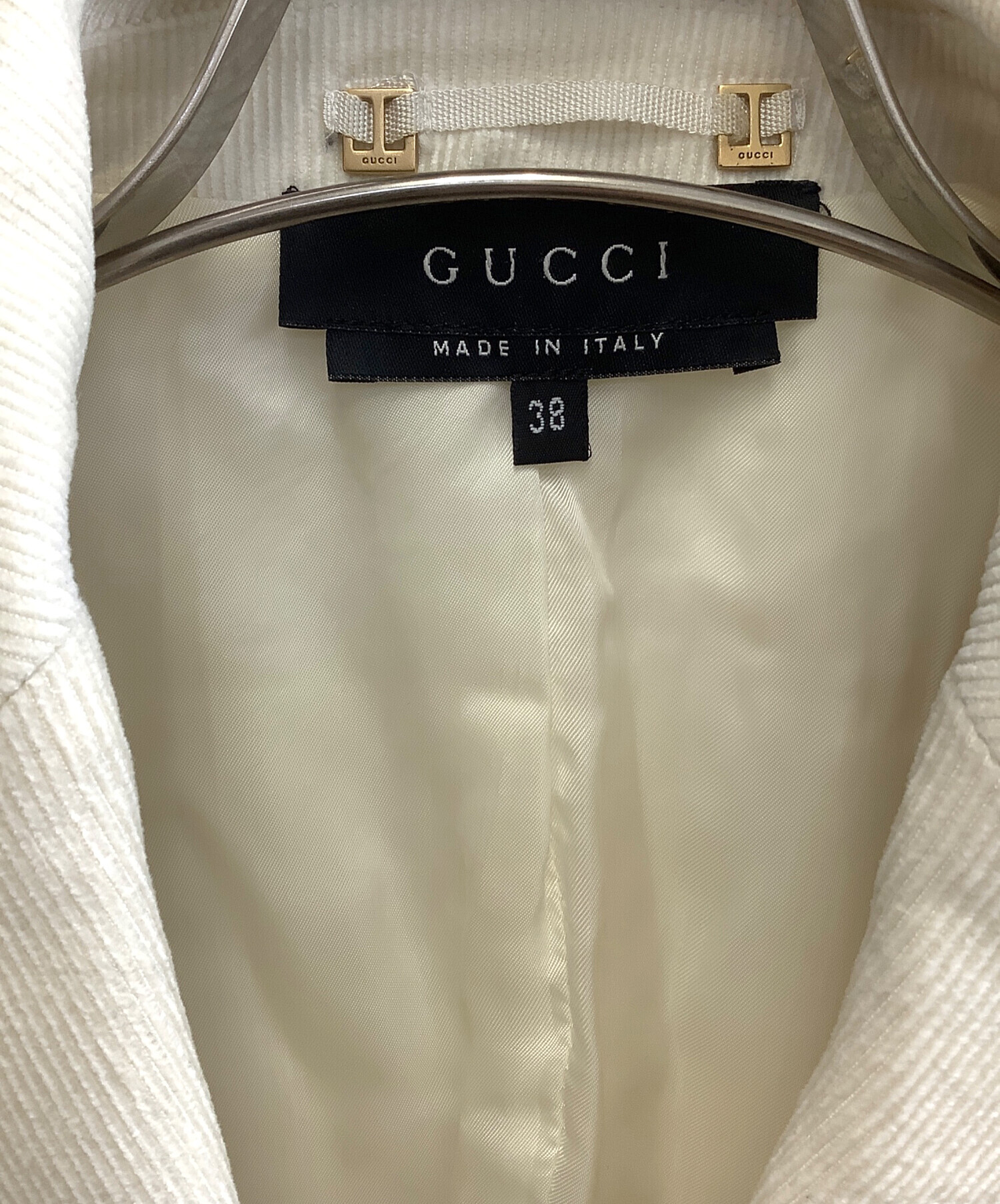 中古・古着通販】GUCCI (グッチ) テーラードジャケット ベージュ