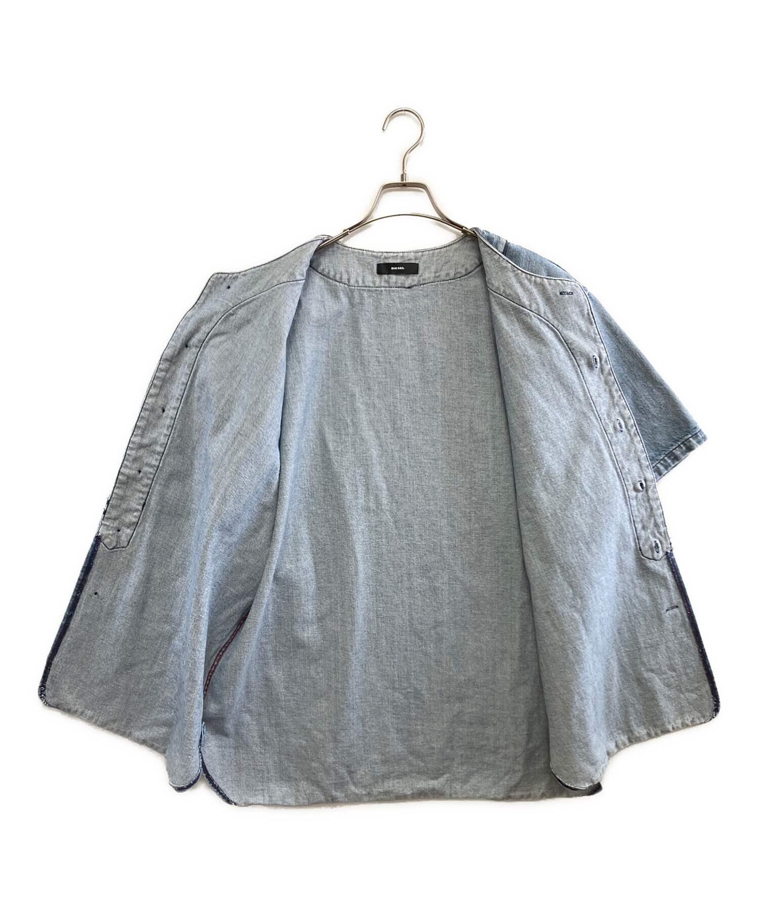 中古・古着通販】DIESEL (ディーゼル) デニムベースボールシャツ