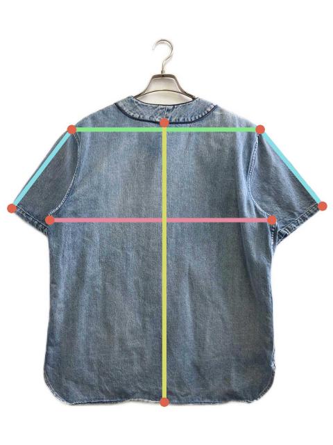 中古・古着通販】DIESEL (ディーゼル) デニムベースボールシャツ