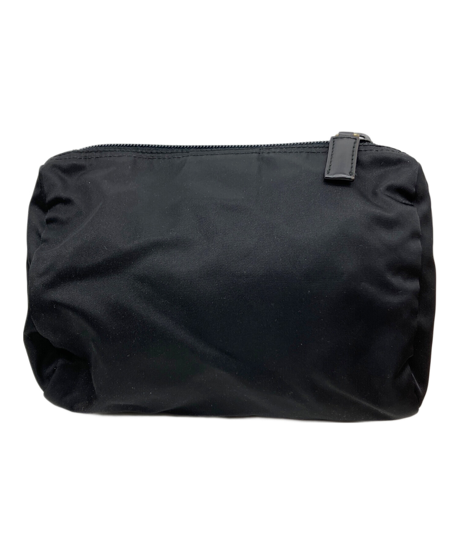 中古・古着通販】PRADA (プラダ) ナイロンポーチ ブラック｜ブランド 