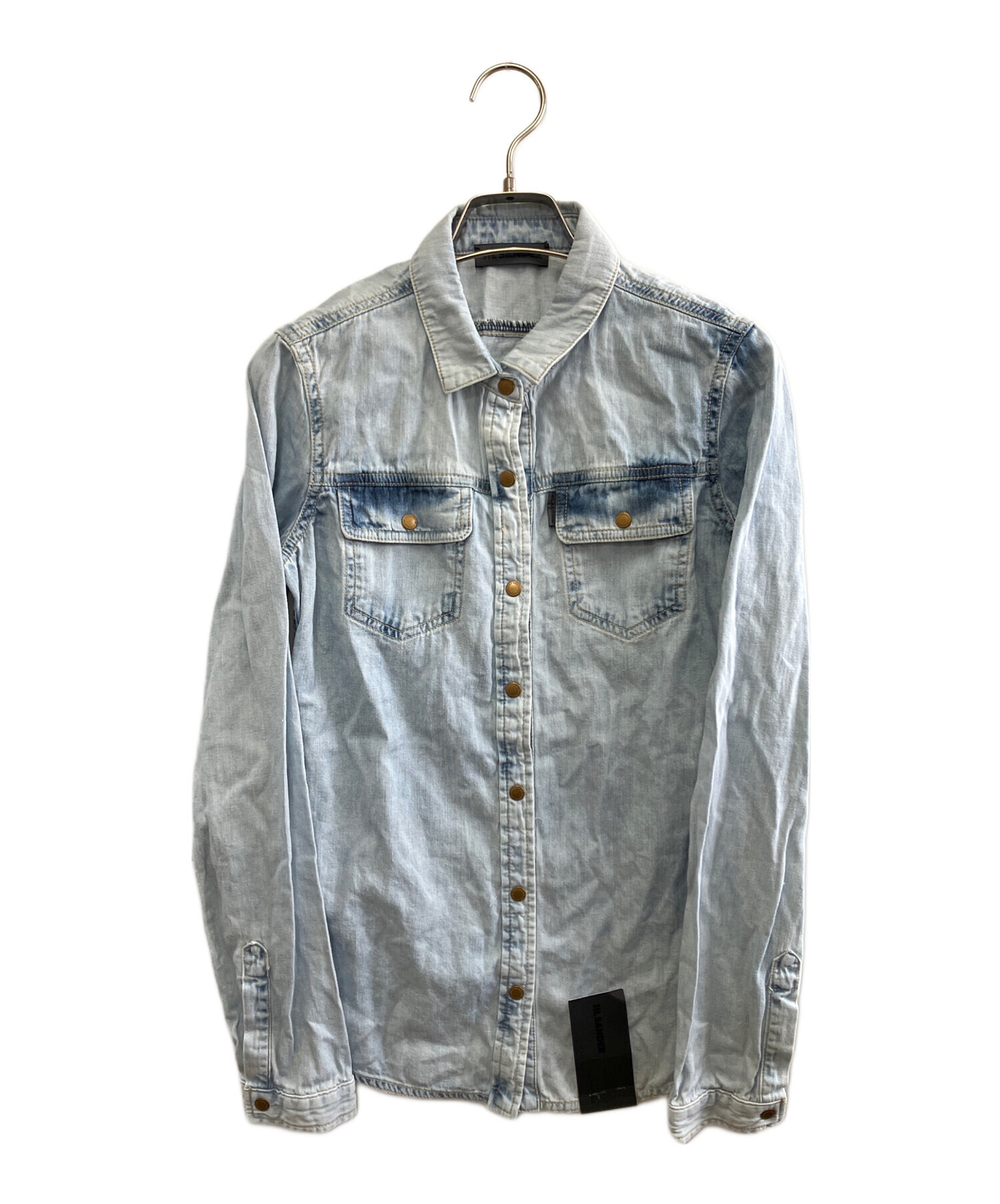 中古・古着通販】JIL SANDER (ジルサンダー) デニムシャツ インディゴ