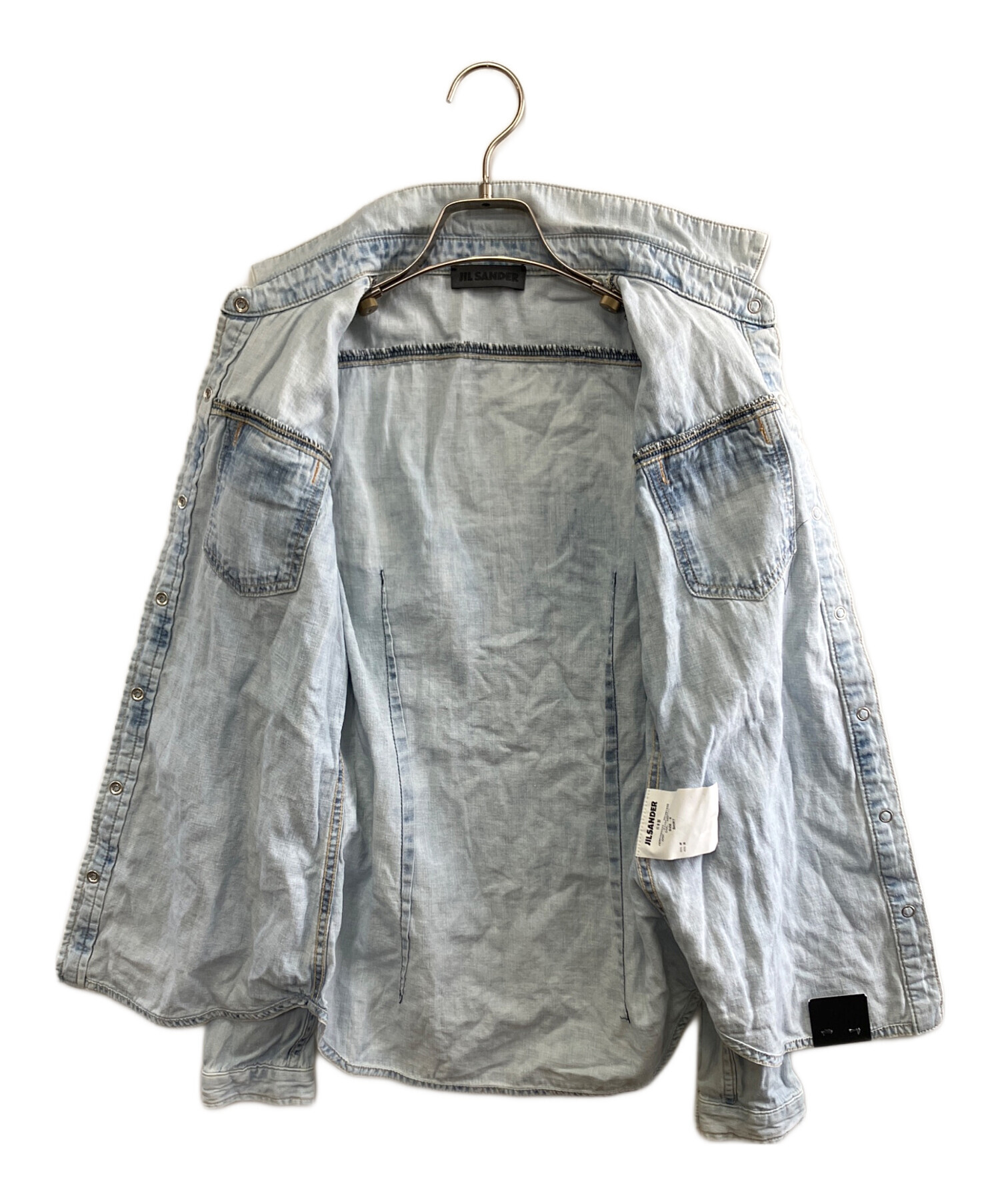 中古・古着通販】JIL SANDER (ジルサンダー) デニムシャツ インディゴ