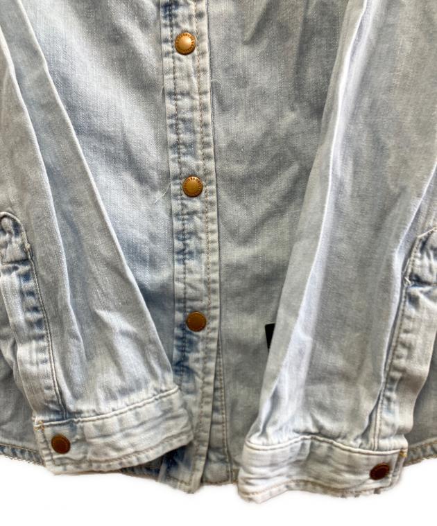中古・古着通販】JIL SANDER (ジルサンダー) デニムシャツ インディゴ 