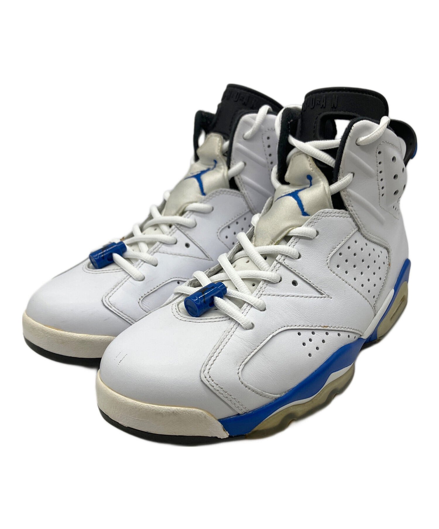 中古・古着通販】NIKE (ナイキ) ハイカットスニーカー ホワイト×ブルー 