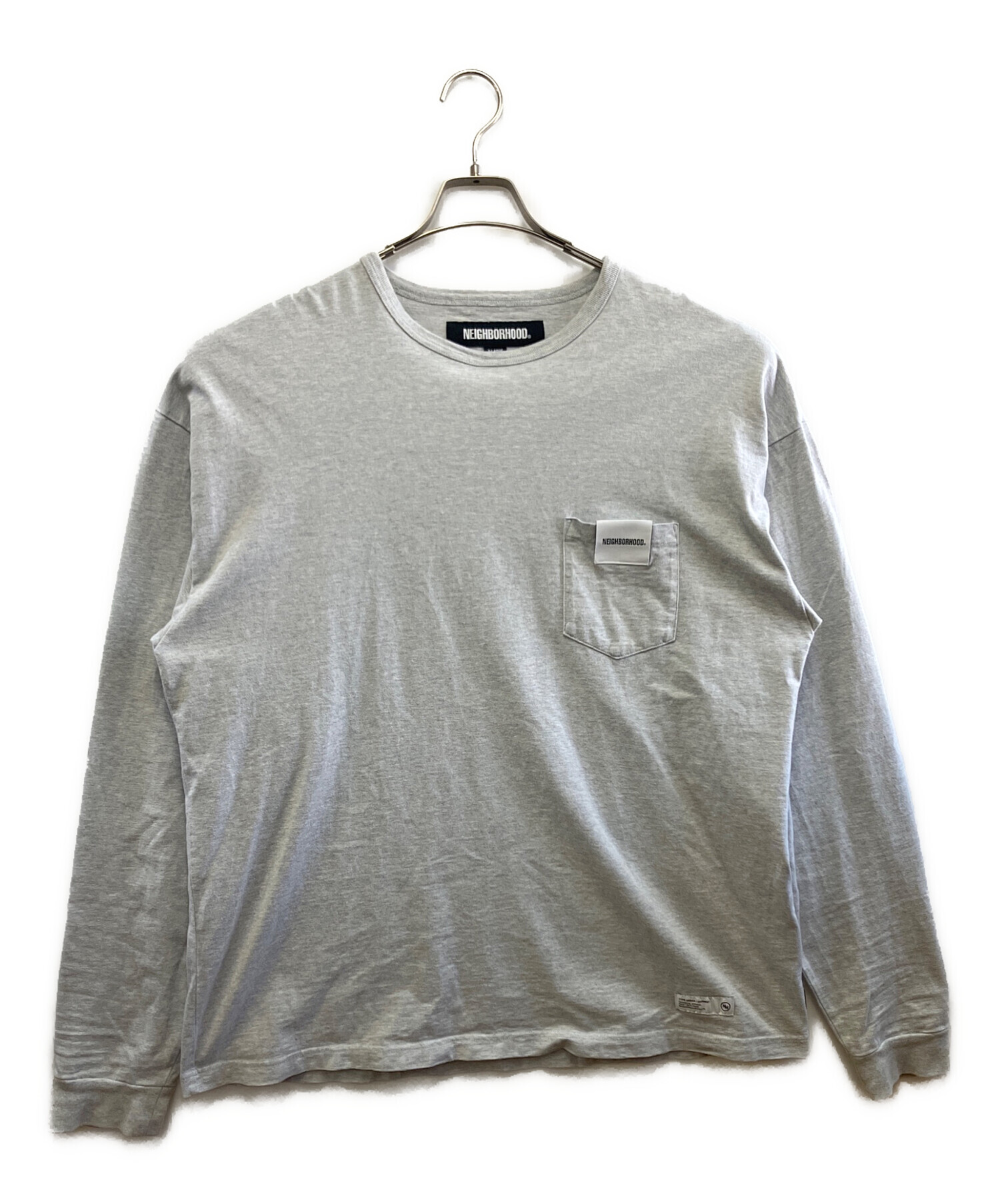 NEIGHBORHOOD グレー 長袖カットソー 中古・古着通販】NEIGHBORHOOD (ネイバーフッド) 長袖カットソー
