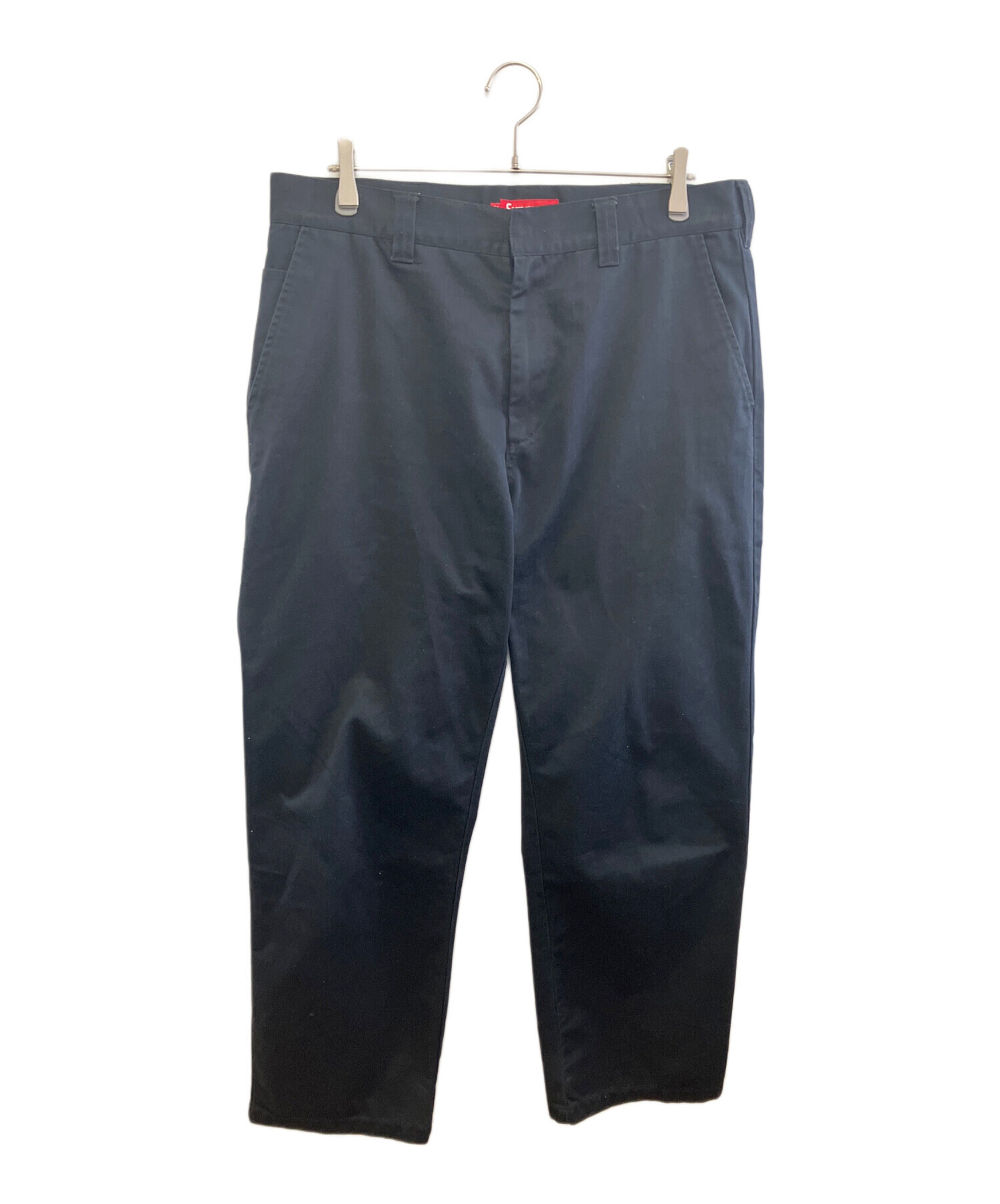 中古・古着通販】Supreme (シュプリーム) チノパン ブラック サイズ:34