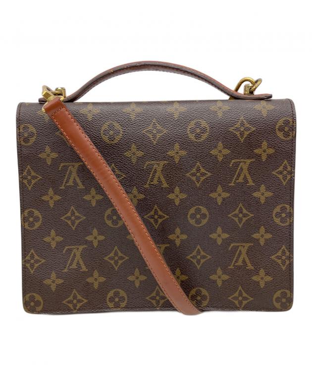 本物 ルイヴィトン LOUIS VUITTON LV モンソー 26 モノグラム 2WAY ショルダーバッグ ハンドバッグ ブラウン M51187 ビトン バッグ 中古 楽天市場】【バッグ】LOUIS VUITTON ルイ ヴィトン モノグラム
