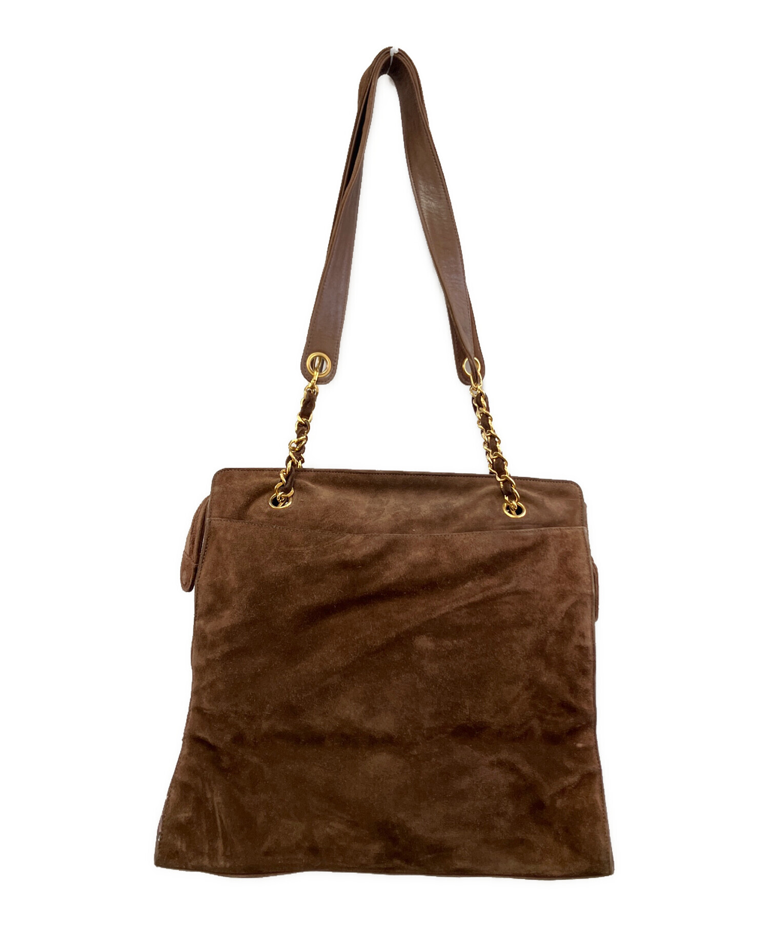 中古・古着通販】CHANEL (シャネル) ショルダーバッグ ブラウン 