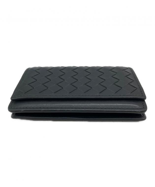 中古・古着通販】BOTTEGA VENETA (ボッテガベネタ) 名刺入れ ブラック