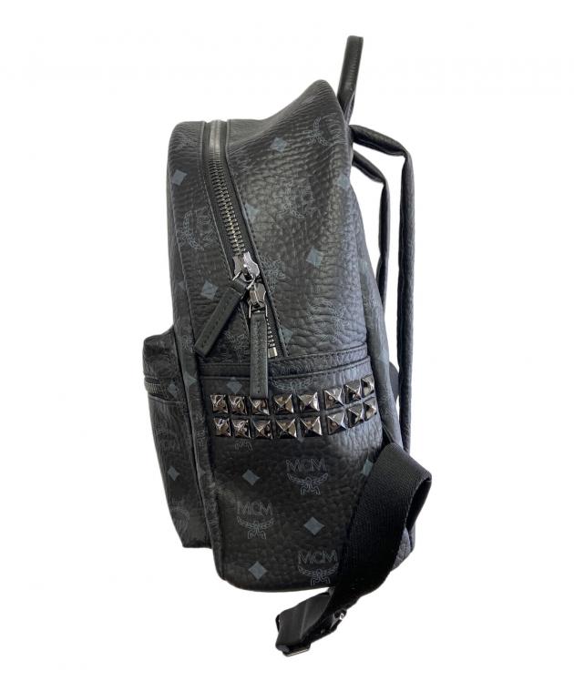 中古・古着通販】MCM (エムシーエム) スタッズリュック ブラック