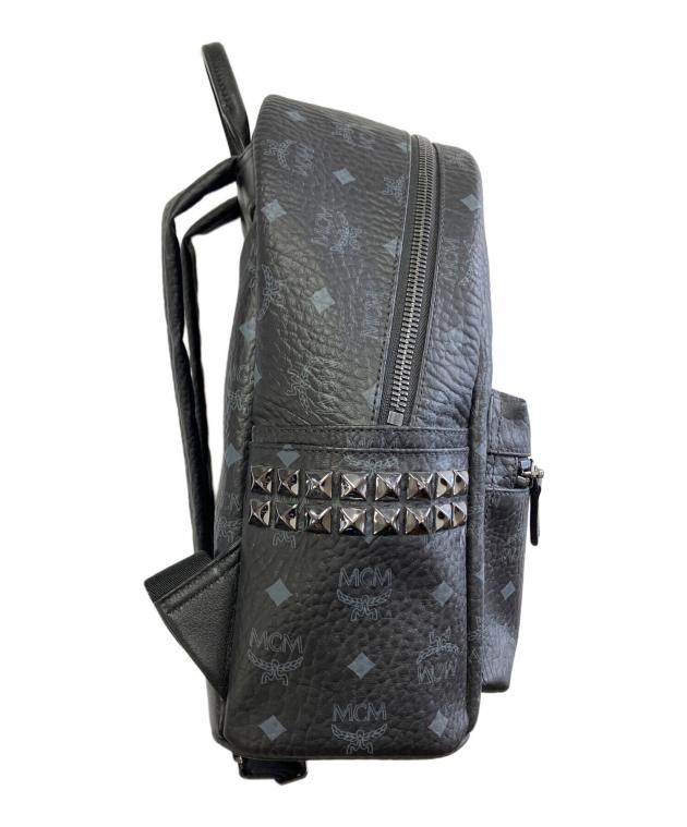 中古・古着通販】MCM (エムシーエム) スタッズリュック ブラック