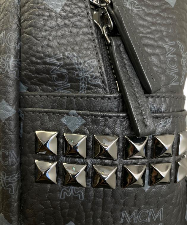 中古・古着通販】MCM (エムシーエム) スタッズリュック ブラック