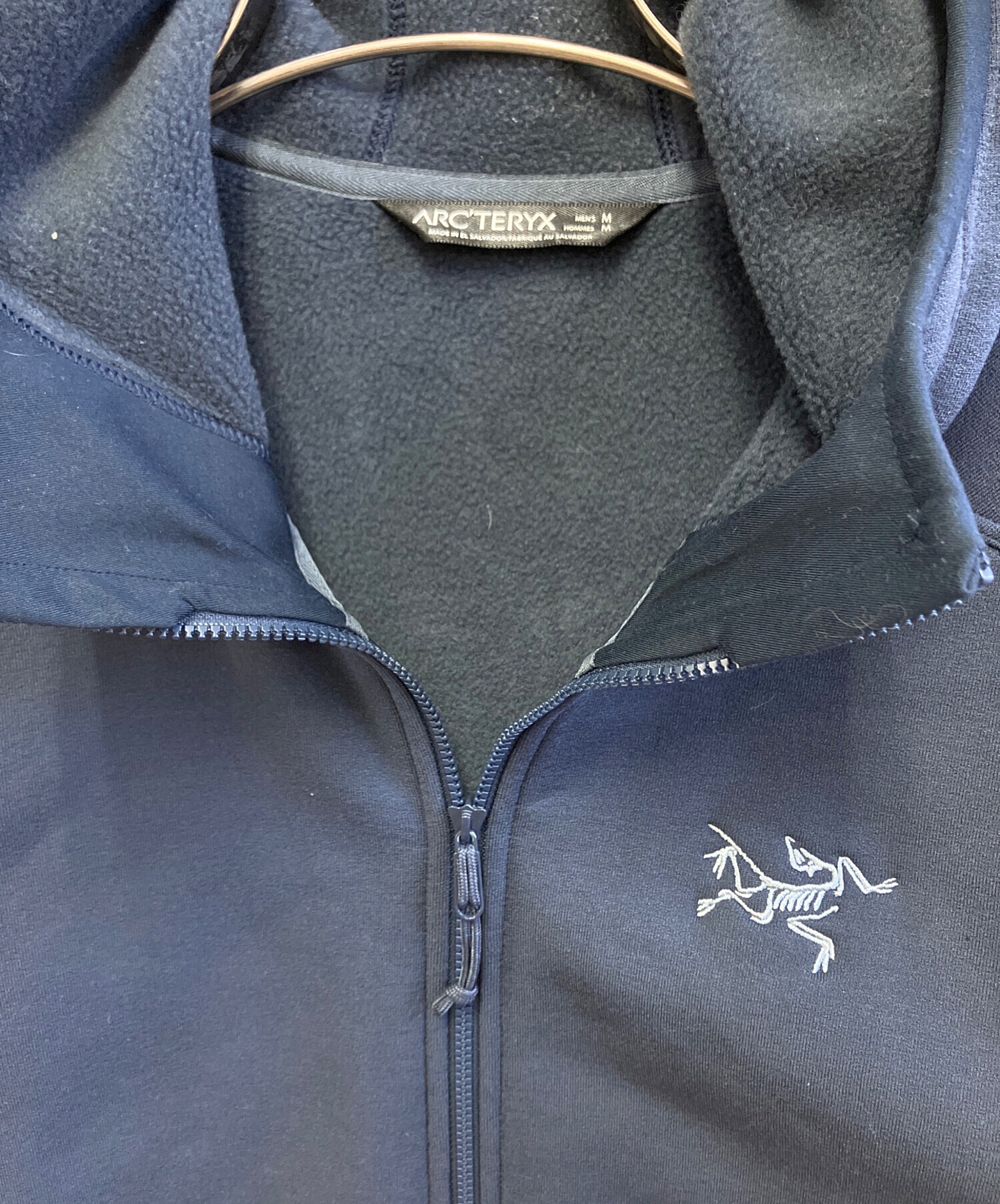 中古・古着通販】ARC'TERYX (アークテリクス) ジップパーカー ネイビー